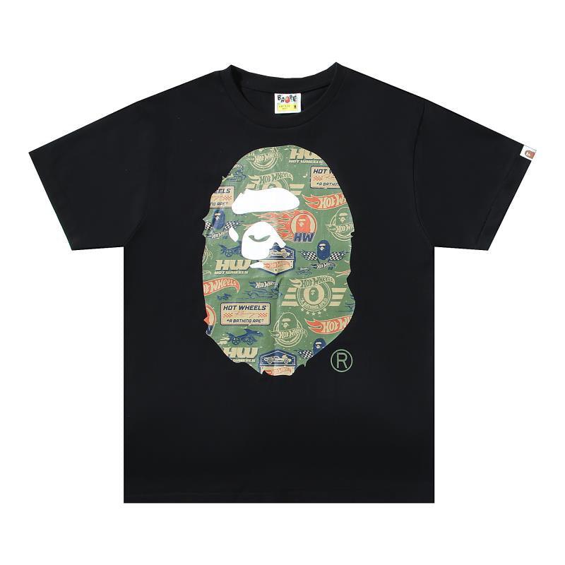 BAPE X HOT WHEELS APE HEAD TEE Black T-Shirt - Banlieue91