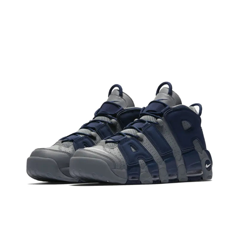 Nike Air More Uptempo Cool Grey Midnight Navy - Banlieue91 -