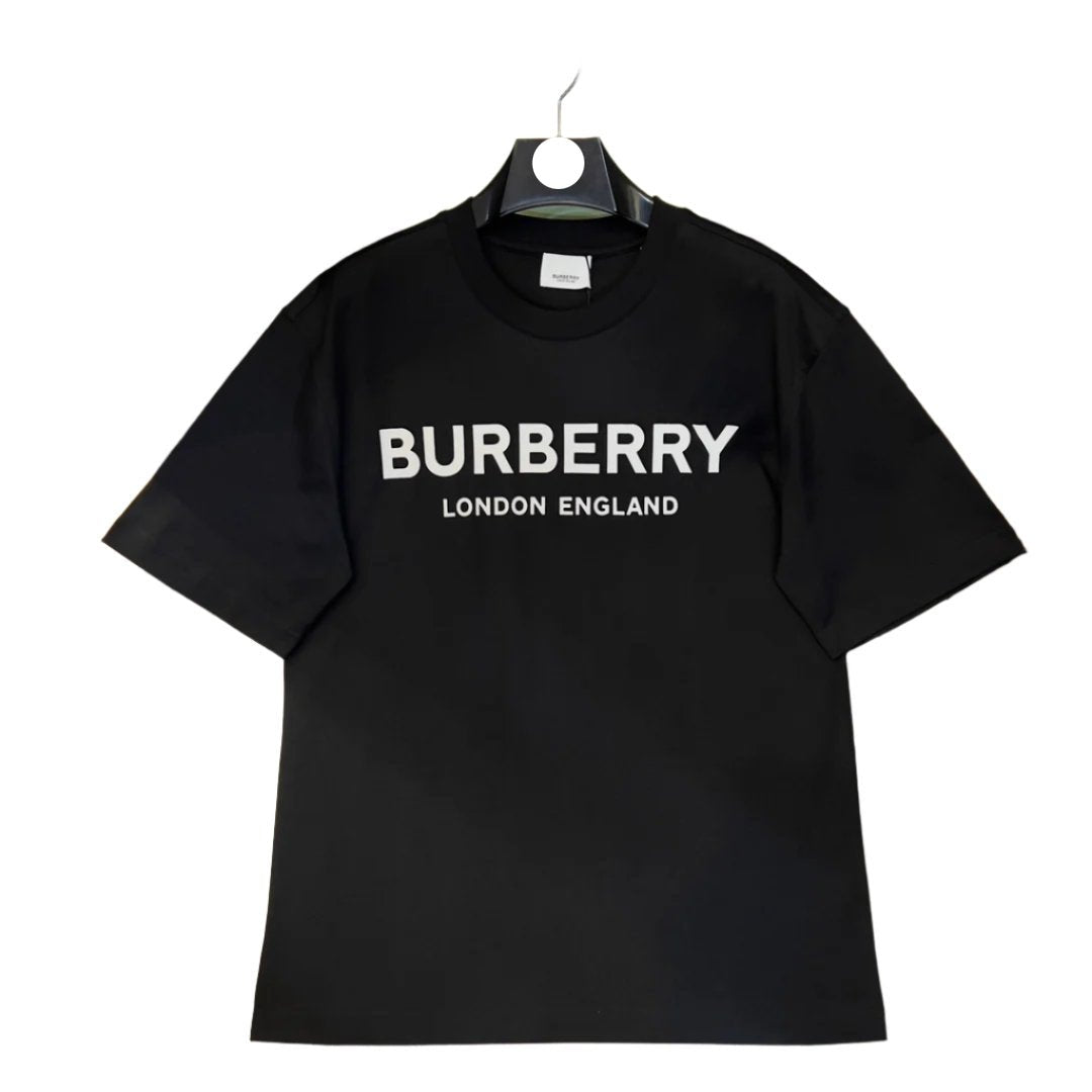 Burberry T-Shirt Without Collar 'Black & White' - Banlieue91