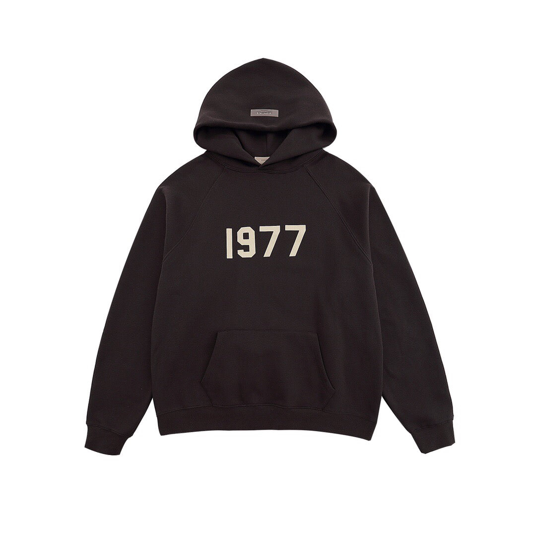 Fear of God Essentials 1977 Hoodie 'Iron' - Banlieue91