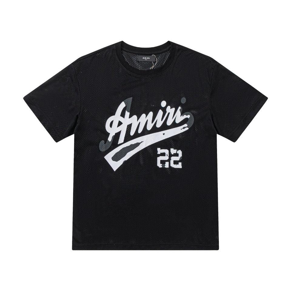 Amiri 22 Black T-Shirt Without Collar - Banlieue91