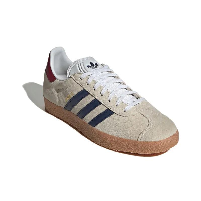 Adidas Originals Gazelle Indoor 'Beige Dark Blue Collegiate Burgundy' - Banlieue91 -