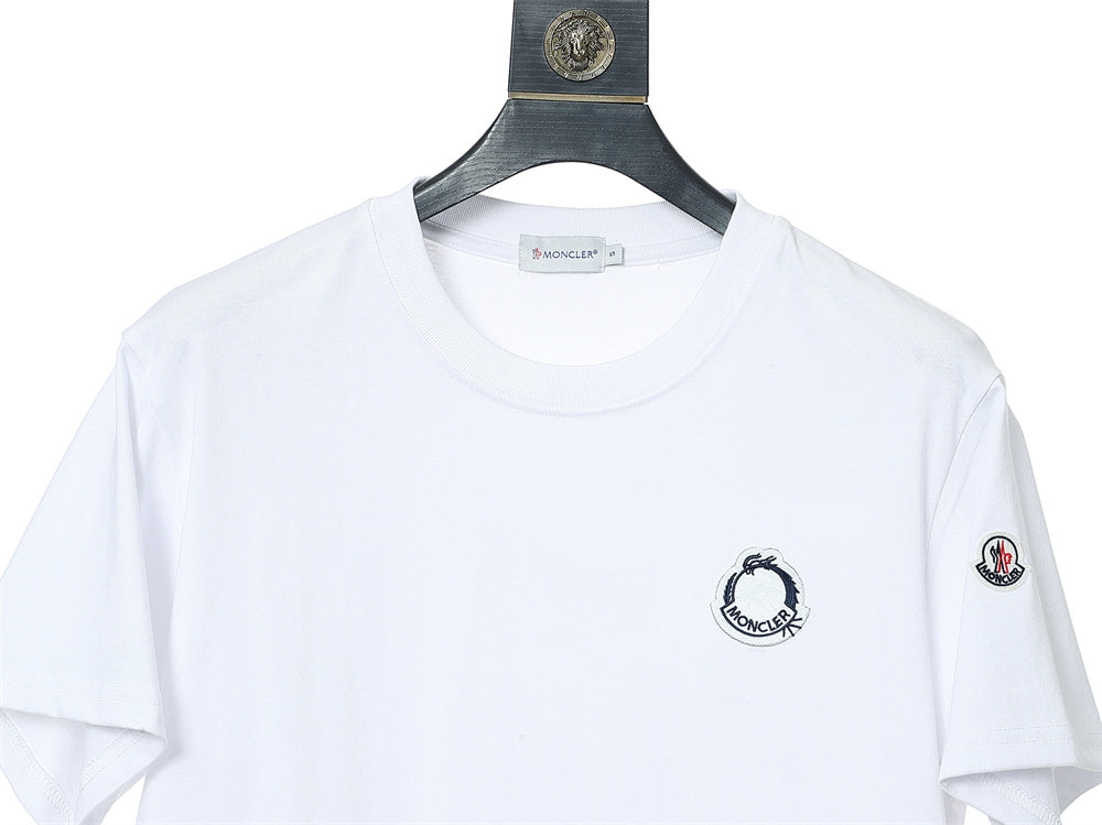 Moncler T-Shirt Without Collar 'White' - Banlieue91