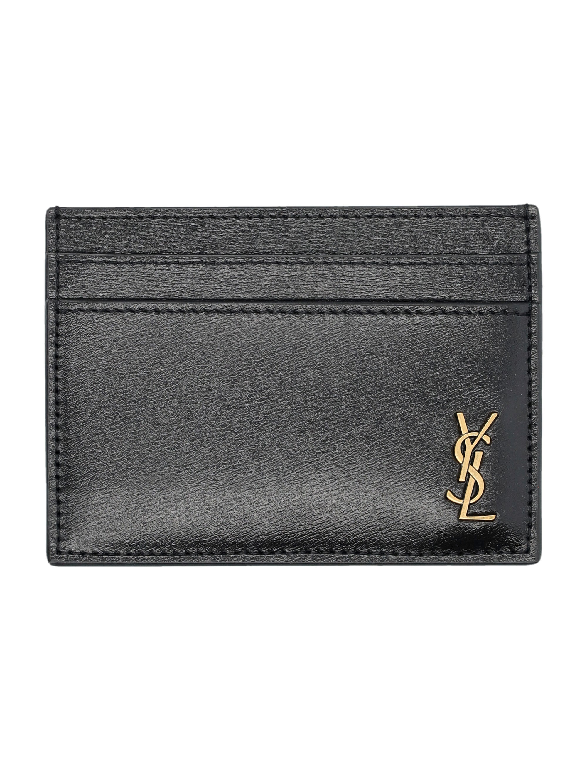 SAINT LAURENT Mini Leather Card Case - Banlieue91 -