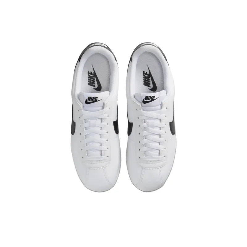 Nike Cortez Leather White Black - Banlieue91 -