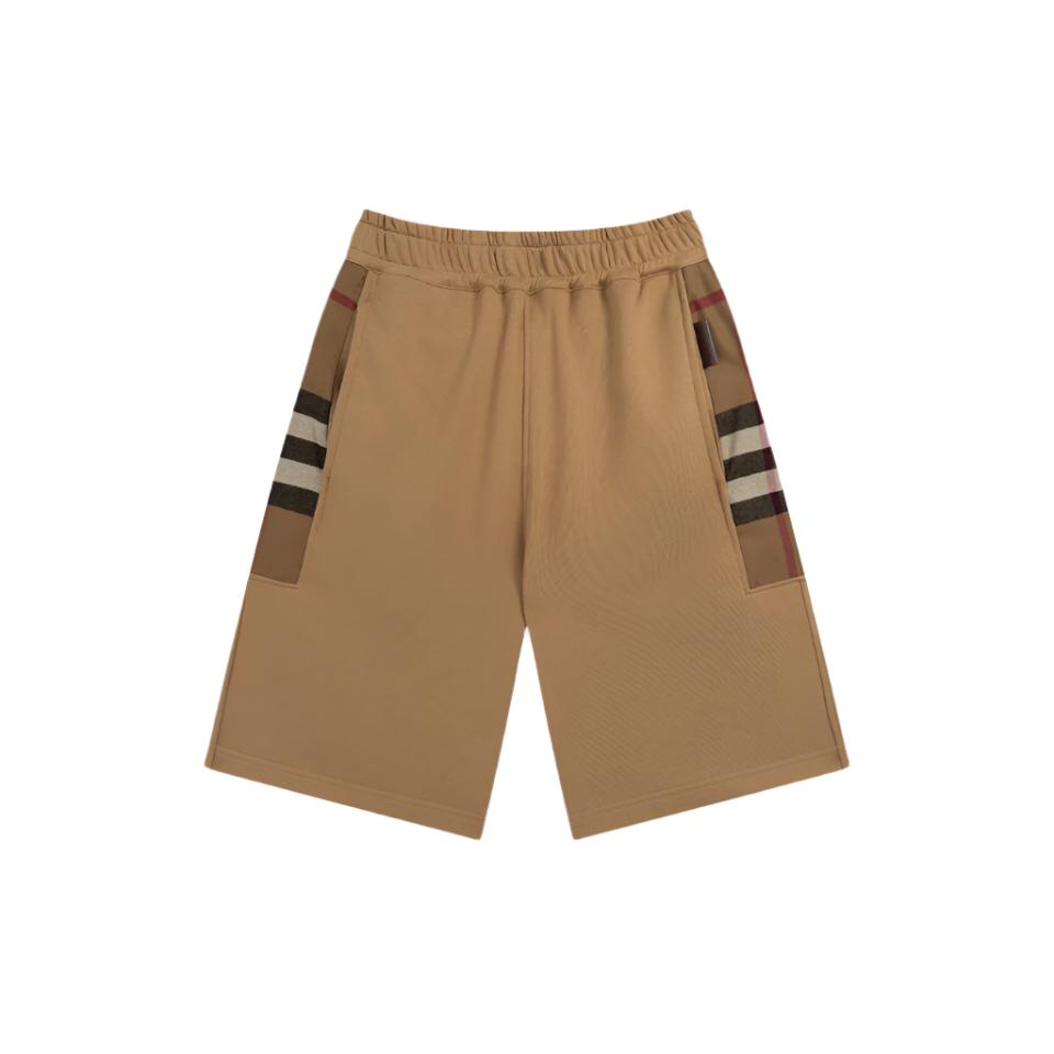 Burberry Men's Striped Cotton Knit Basketball Shorts 'Beige'