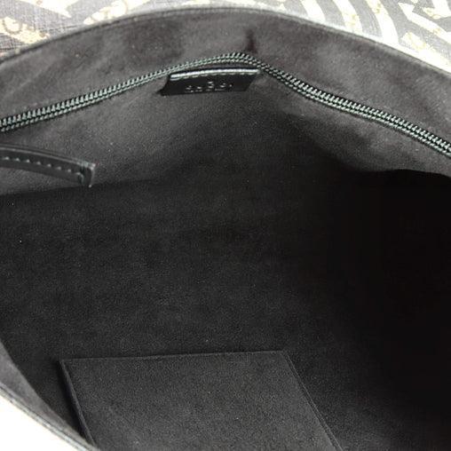 Gucci Bee Web Flap Messenger Bag Caleido GG Coated Canvas Medium - Banlieue91