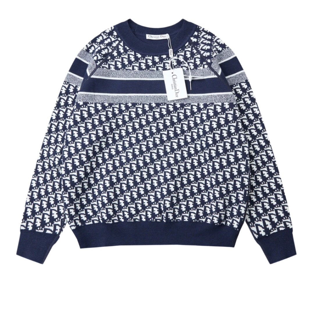 Dior Classic Sweaters Blue/White - Banlieue91