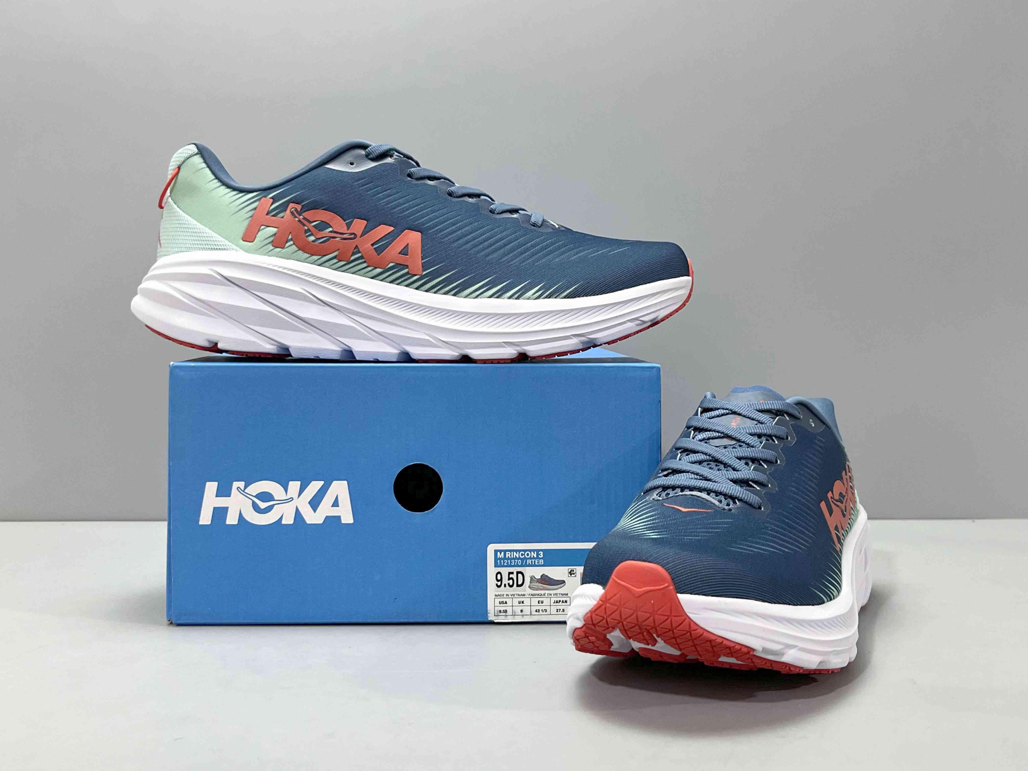 Hoka One One Rincon 3 'Real Teal Eggshell Blue' - Banlieue91