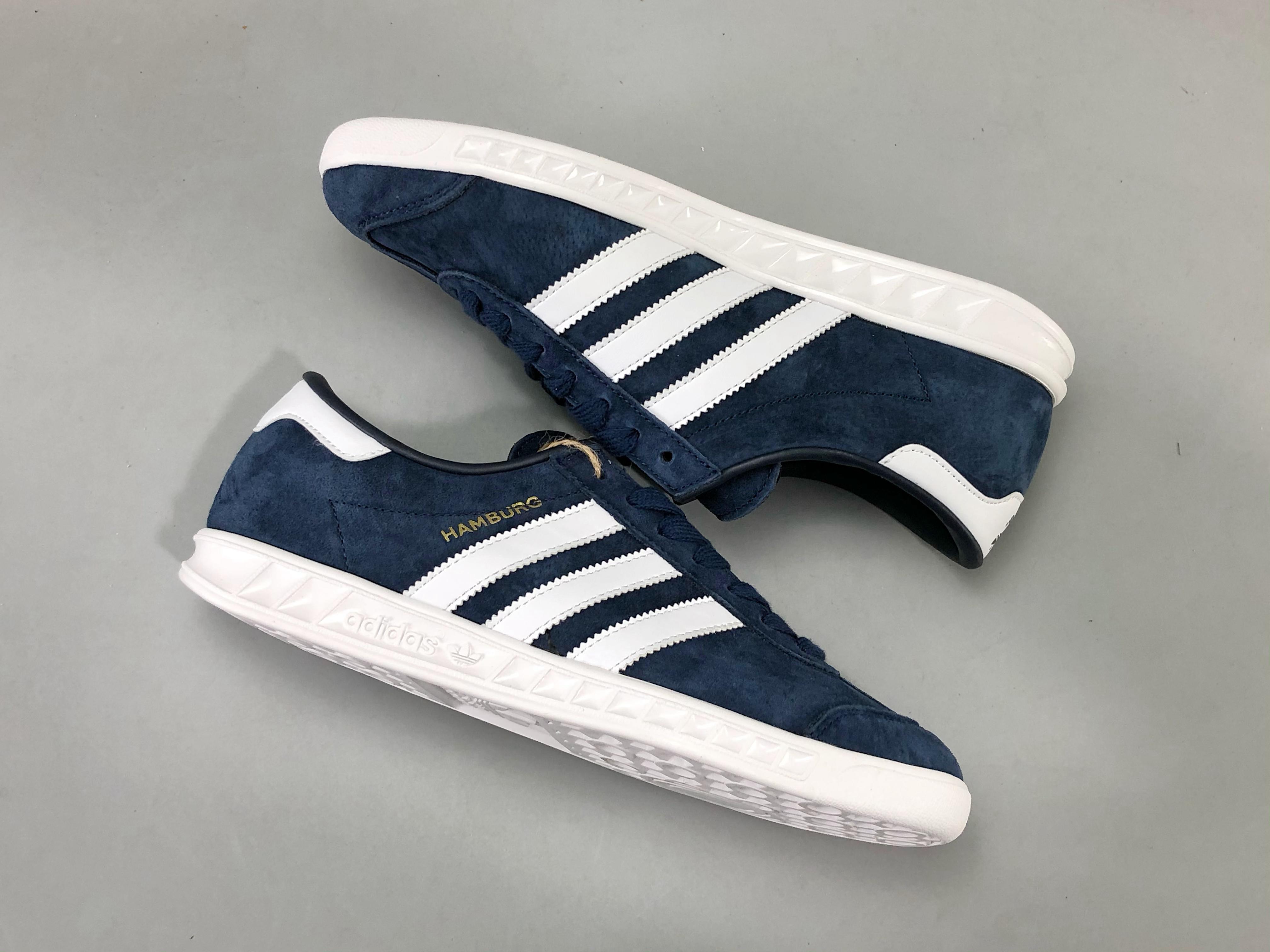 Adidas Originals Hamburg 'Dark Blue White' - Banlieue91