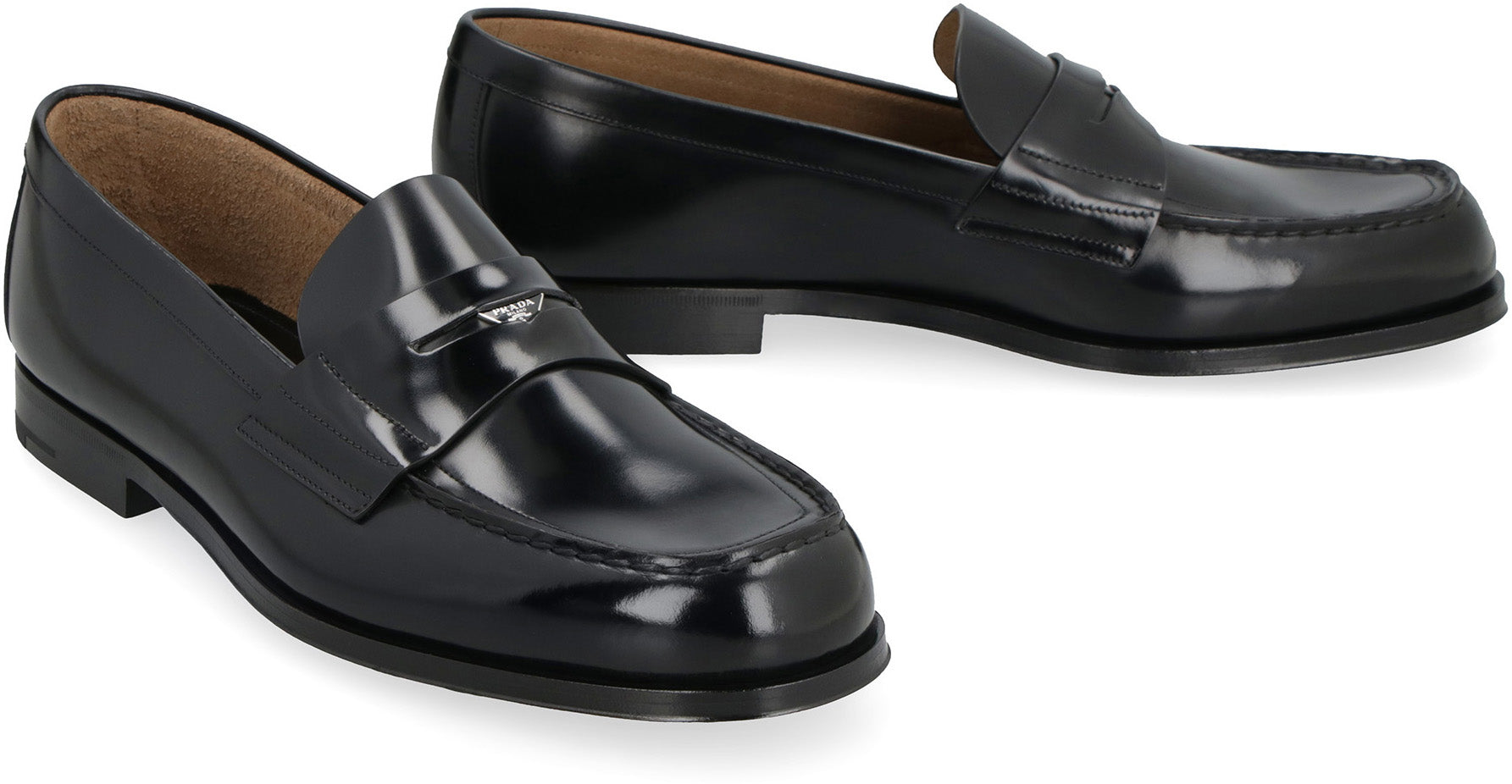 PRADA Classic Leather Loafers for Men - Banlieue91 -