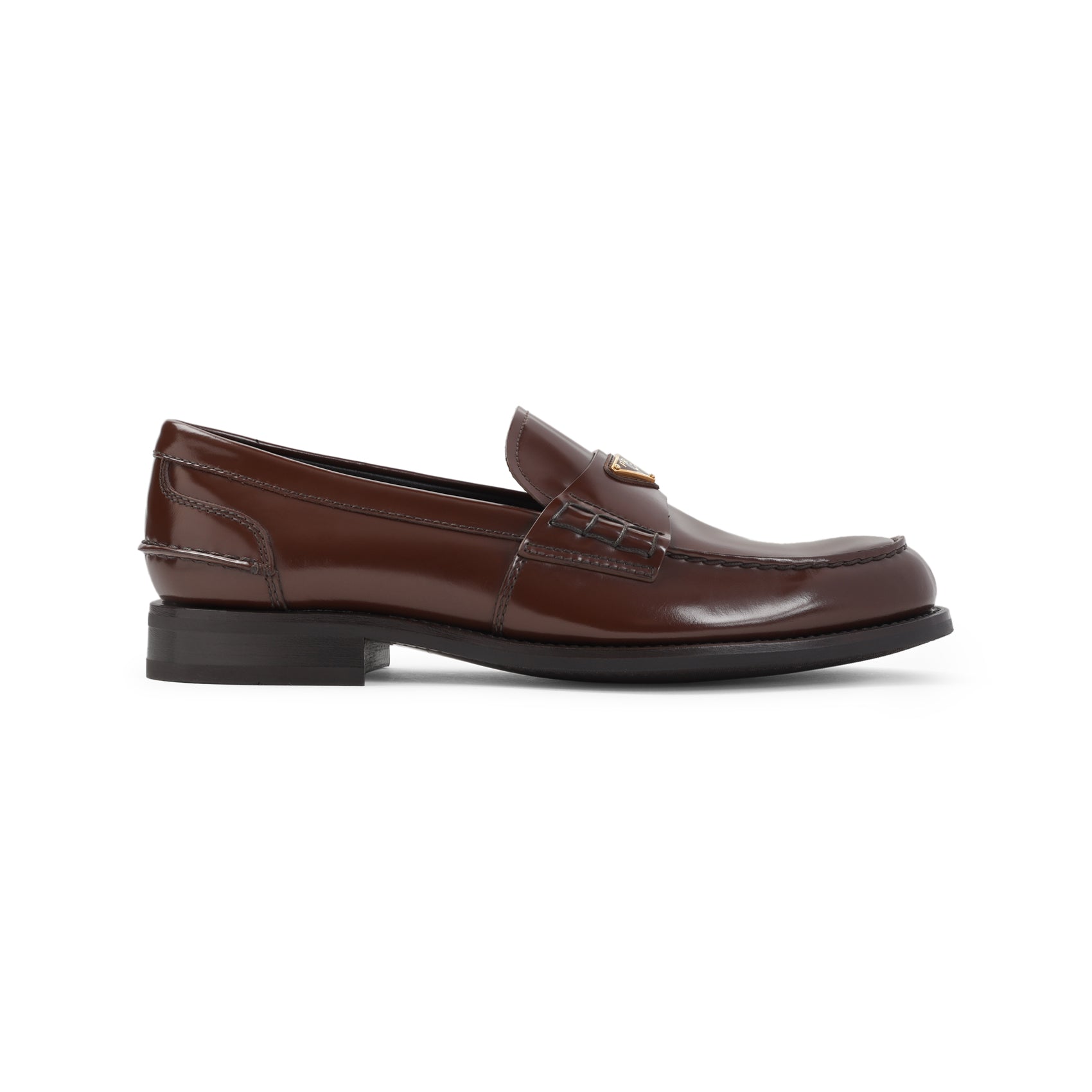 PRADA Brushed Leather Loafers for Men - Banlieue91 -