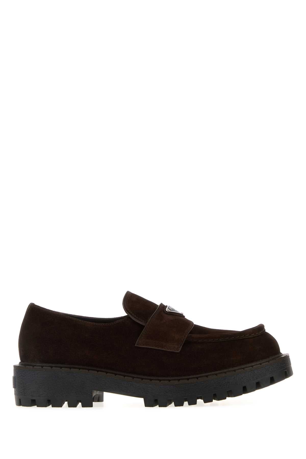 PRADA Men's 100% Leather Flat Moccasins - Banlieue91 -