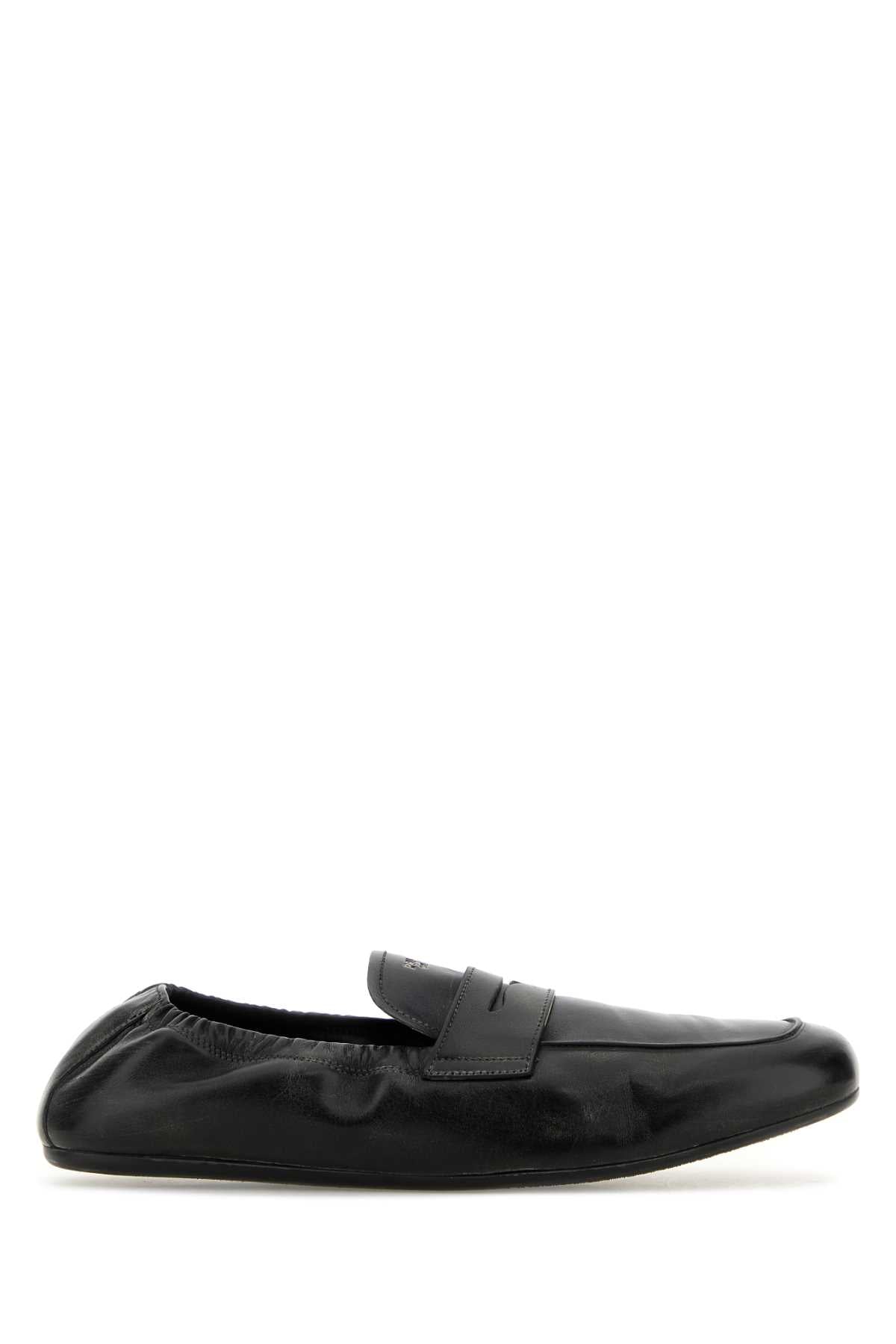 PRADA Elegant Leather Loafers for Men - Banlieue91 -