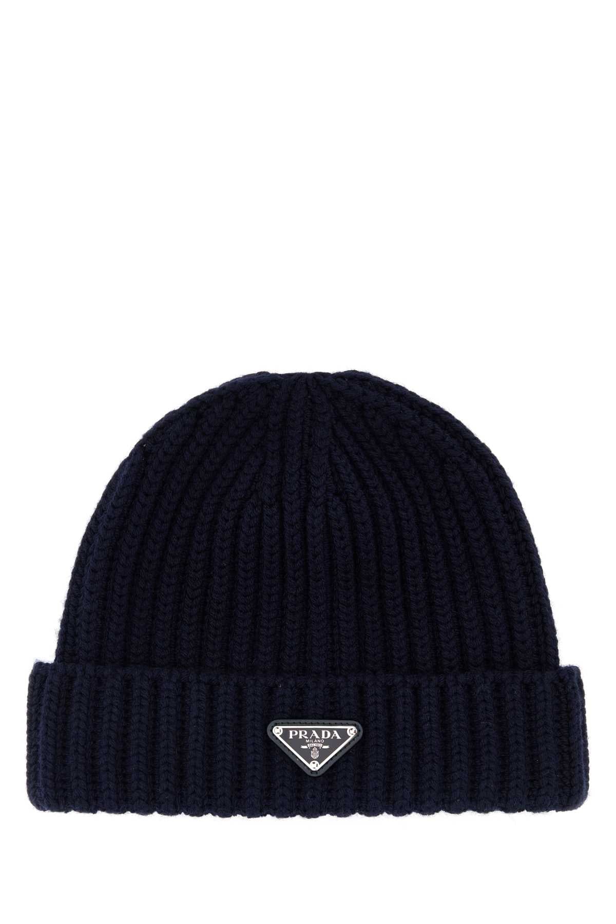 PRADA Wool Beanie Hat for Men - Banlieue91 -