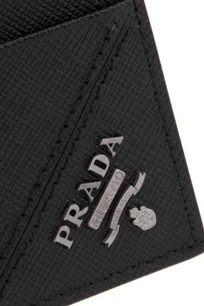 PRADA Saffiano Leather Mini Card Holder - Banlieue91 -