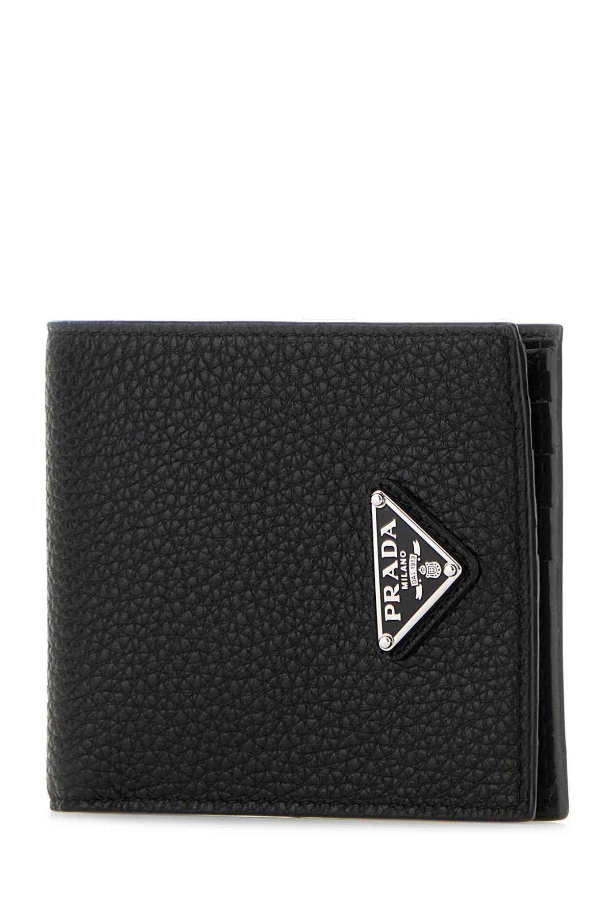 PRADA Mini Leather Wallet with Logo - Banlieue91 -