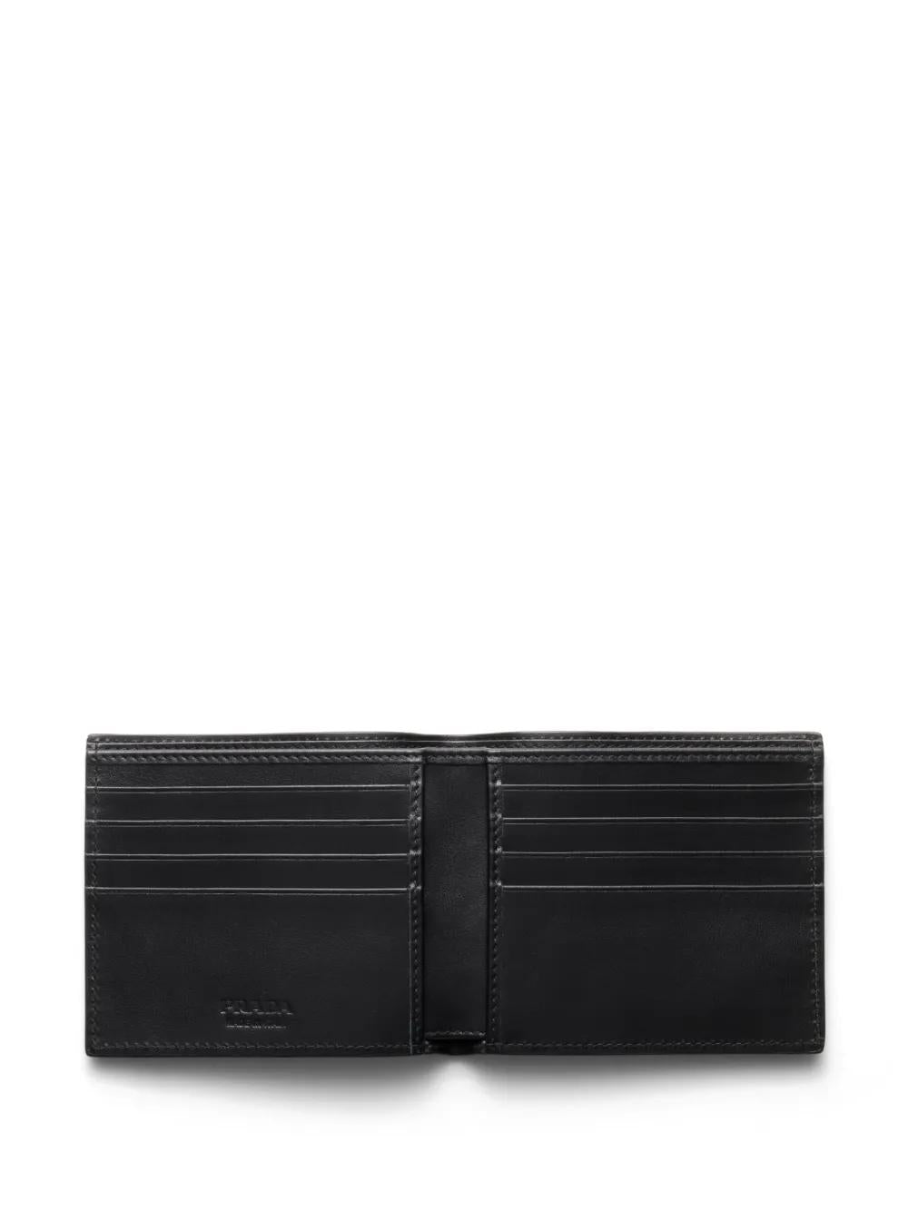 PRADA Mini Leather Wallet with Logo - Banlieue91 -