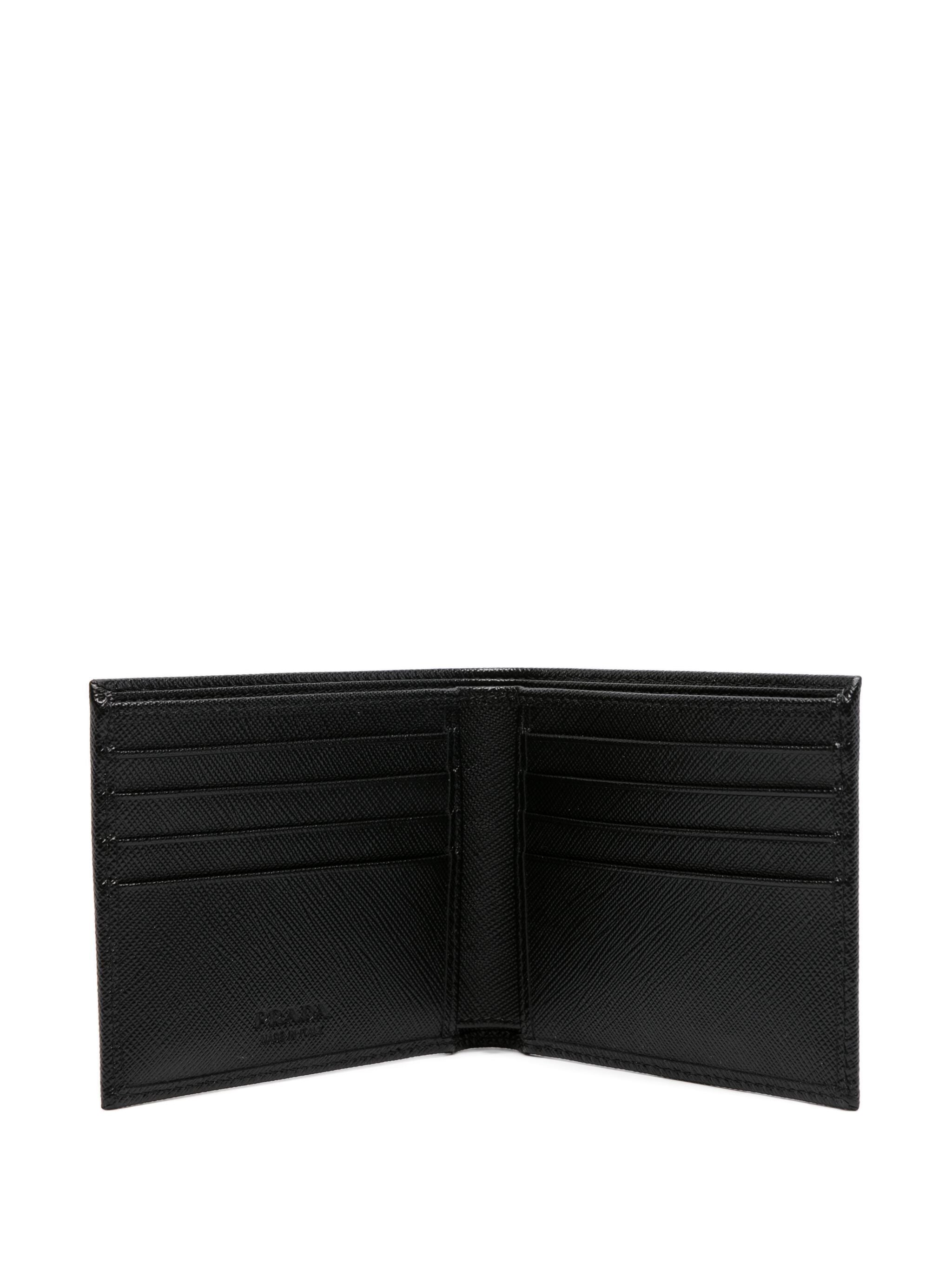 PRADA Mini Saffiano Logo Wallet - Banlieue91 -