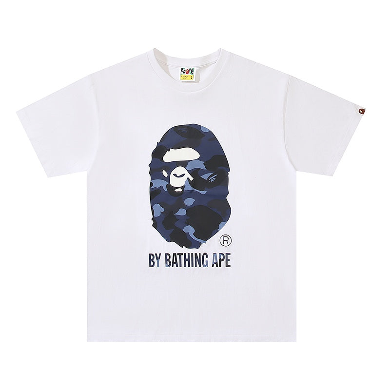 Bathing Ape White T-Shirt without Collar - Banlieue91