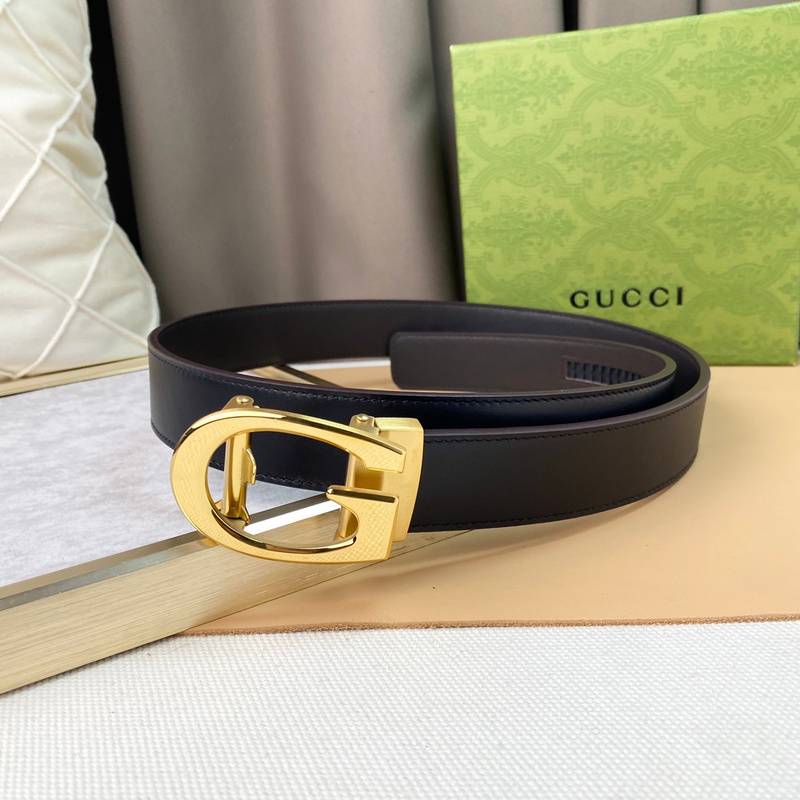 GUCCI Embellished coated-canvas and leather belt 'Black' - Banlieue91