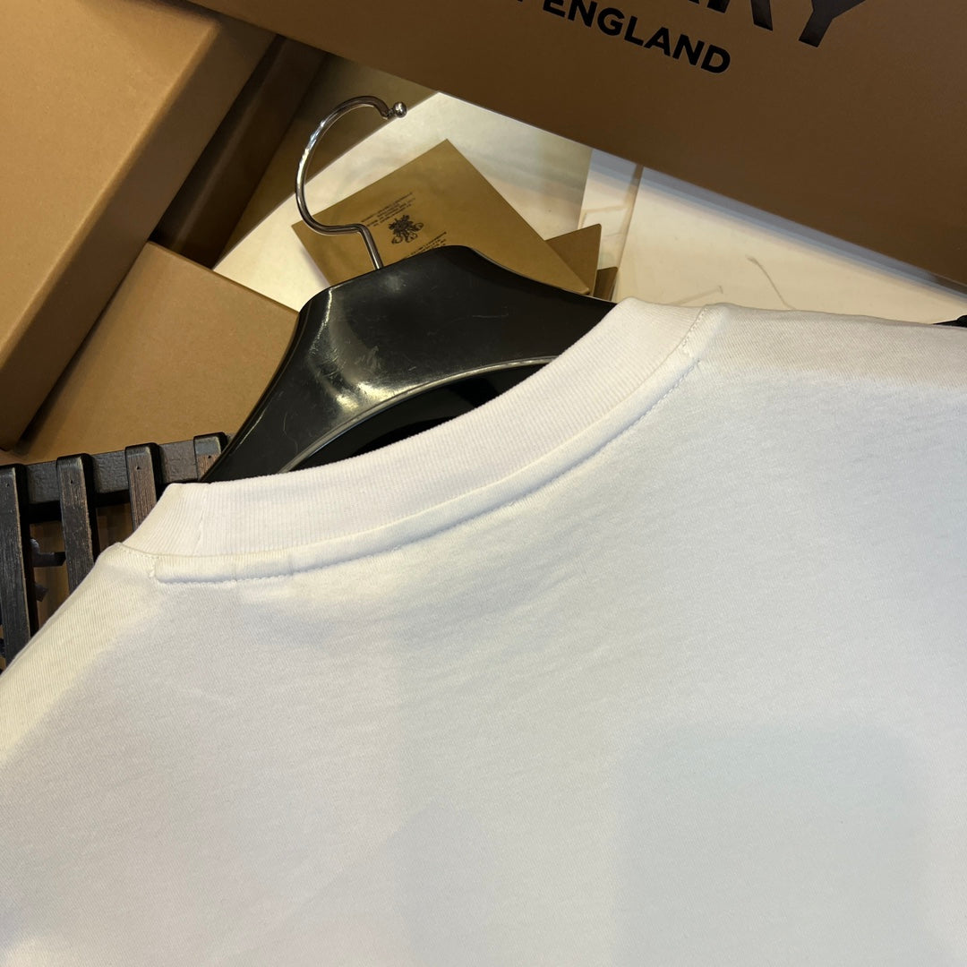 Burberry T-Shirt Without Collar 'White' - Banlieue91