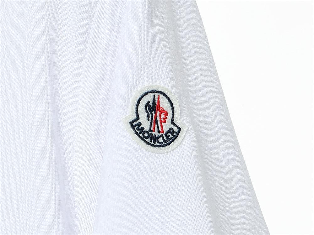 Moncler T-Shirt Without Collar 'White' - Banlieue91