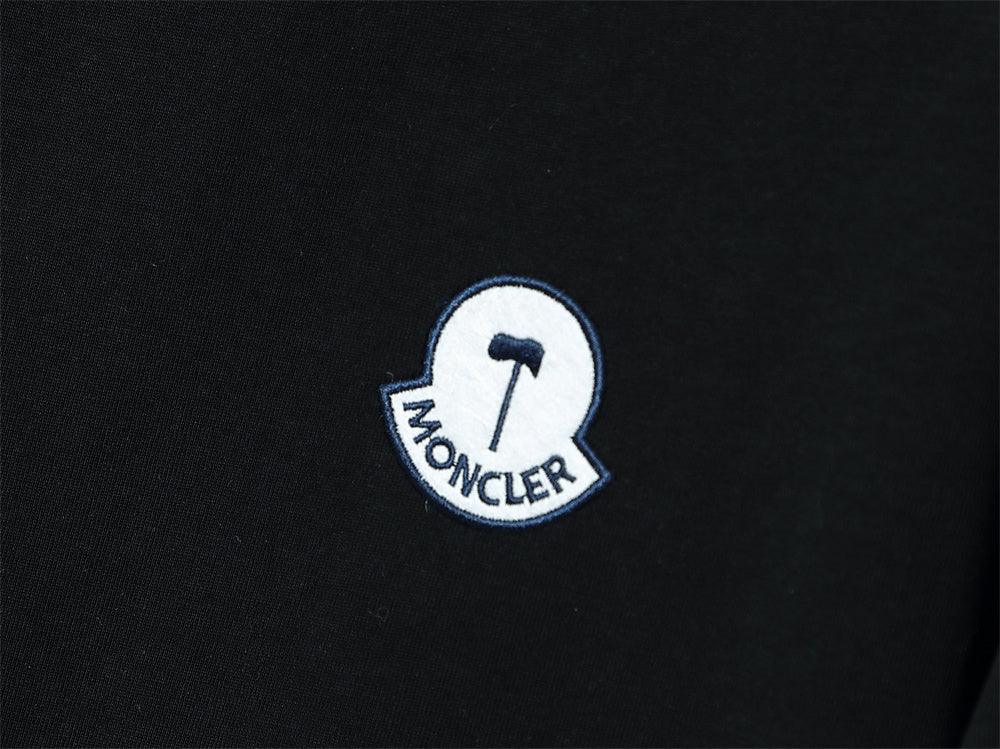 Moncler T-Shirt Without Collar 'Black' - Banlieue91