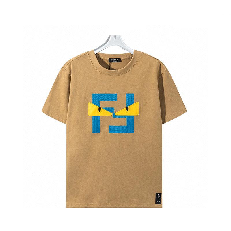 Fendi T-Shirt without Collar 'Beige' - Banlieue91