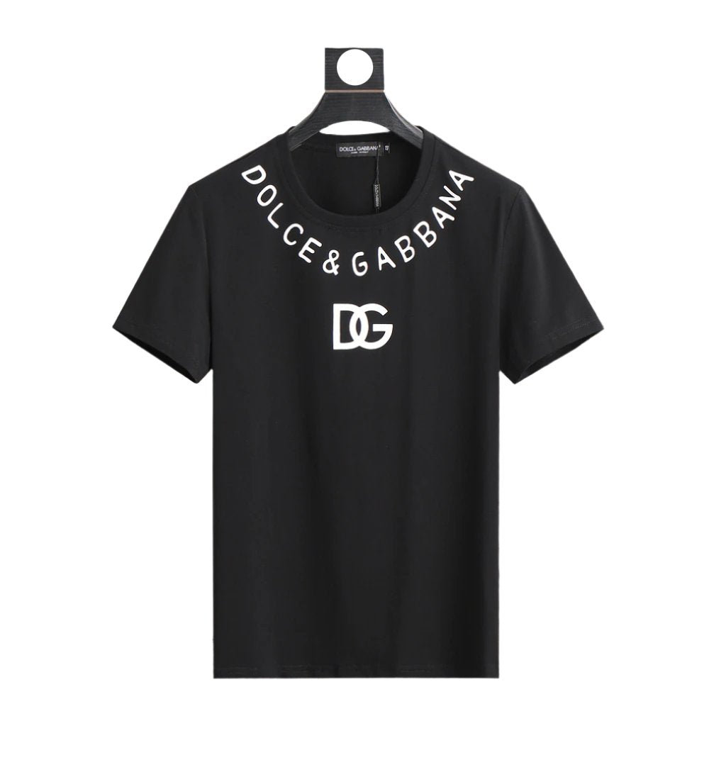 Dolce & Gabbana T-Shirt Without Collar 'Black & White' - Banlieue91