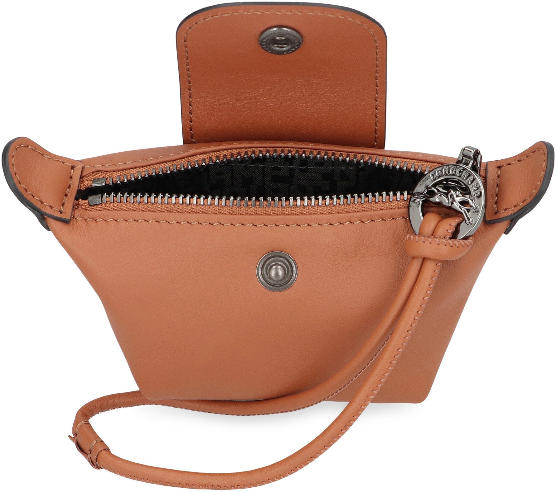 LONGCHAMP Mini Smooth Leather Wallet with Zipper Closure - Banlieue91 -