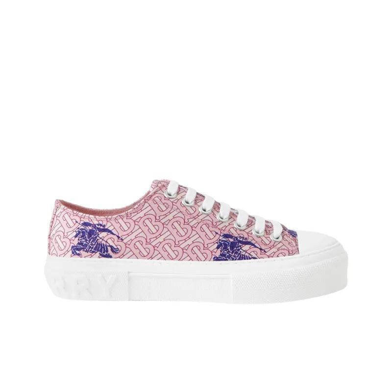 Burberry EKD Monogram Pattern Flatform Pink - Banlieue91 -