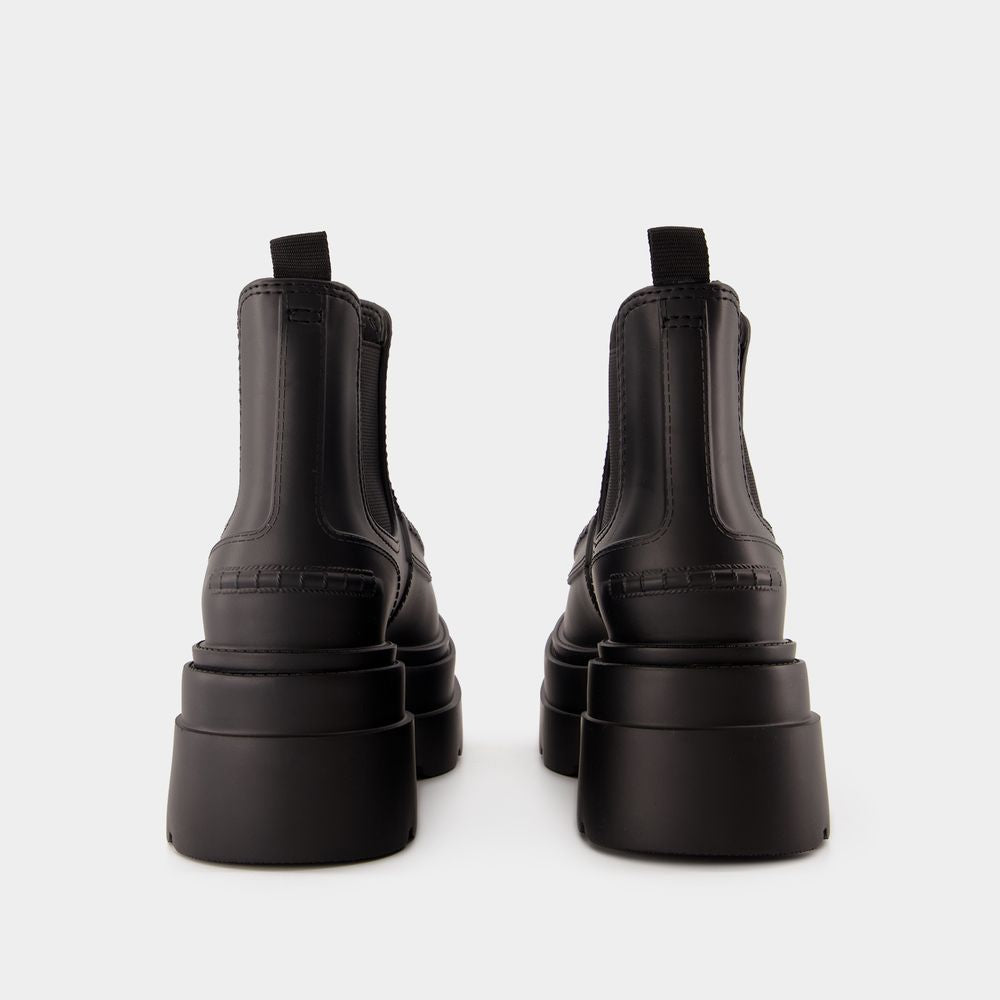 ALEXANDER WANG Carter Platform Rain Ankle Boots - Banlieue91 -