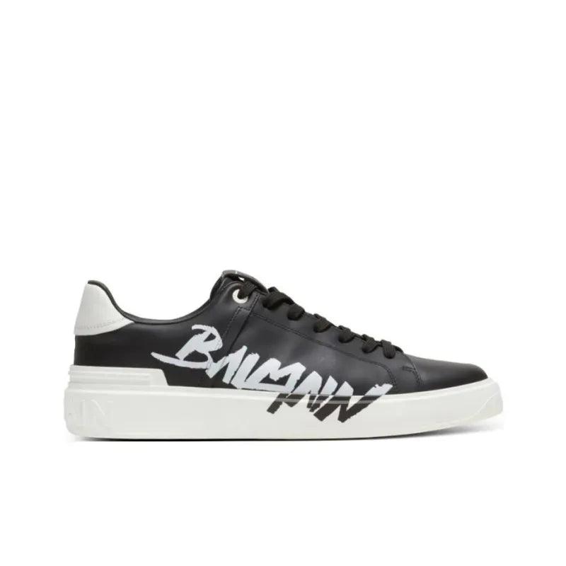 BALMAIN B Court Low-Top Sneakers 'Black/White' - Banlieue91 -