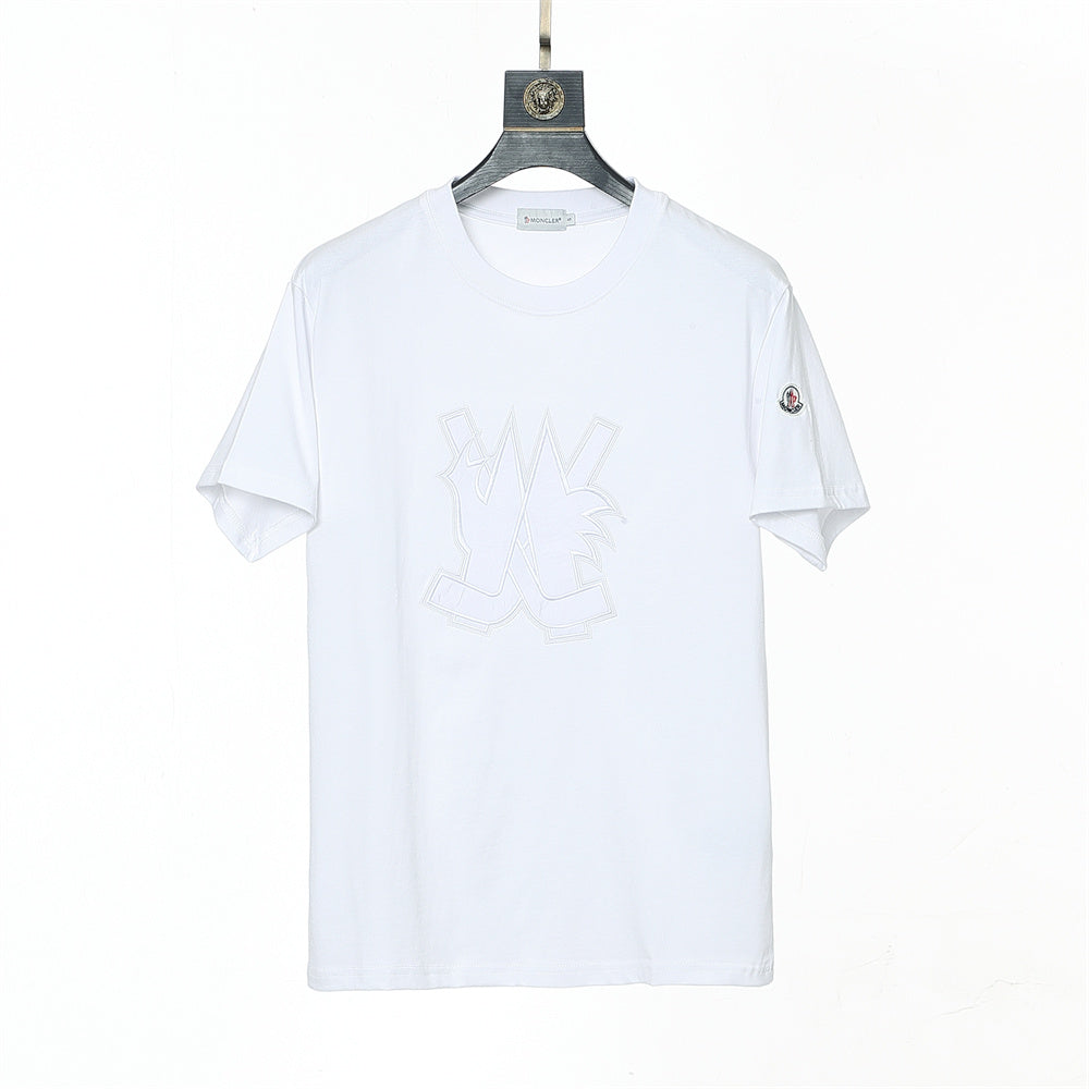 Moncler T-Shirt Without Collar 'White' - Banlieue91