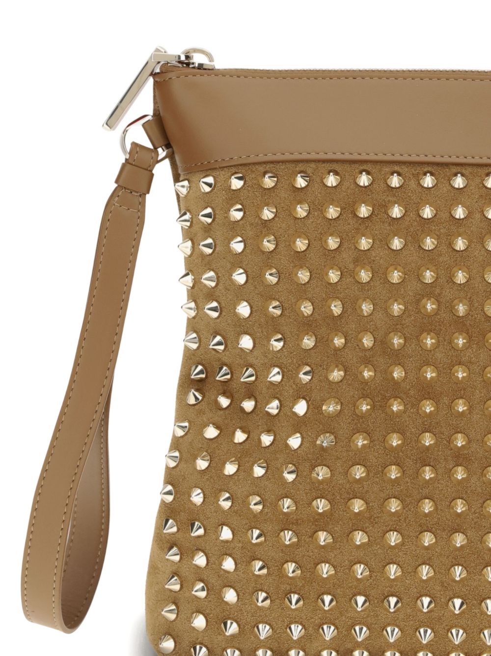 CHRISTIAN LOUBOUTIN Suede Texture Mini Wallet with Zip Fastening - Banlieue91 -