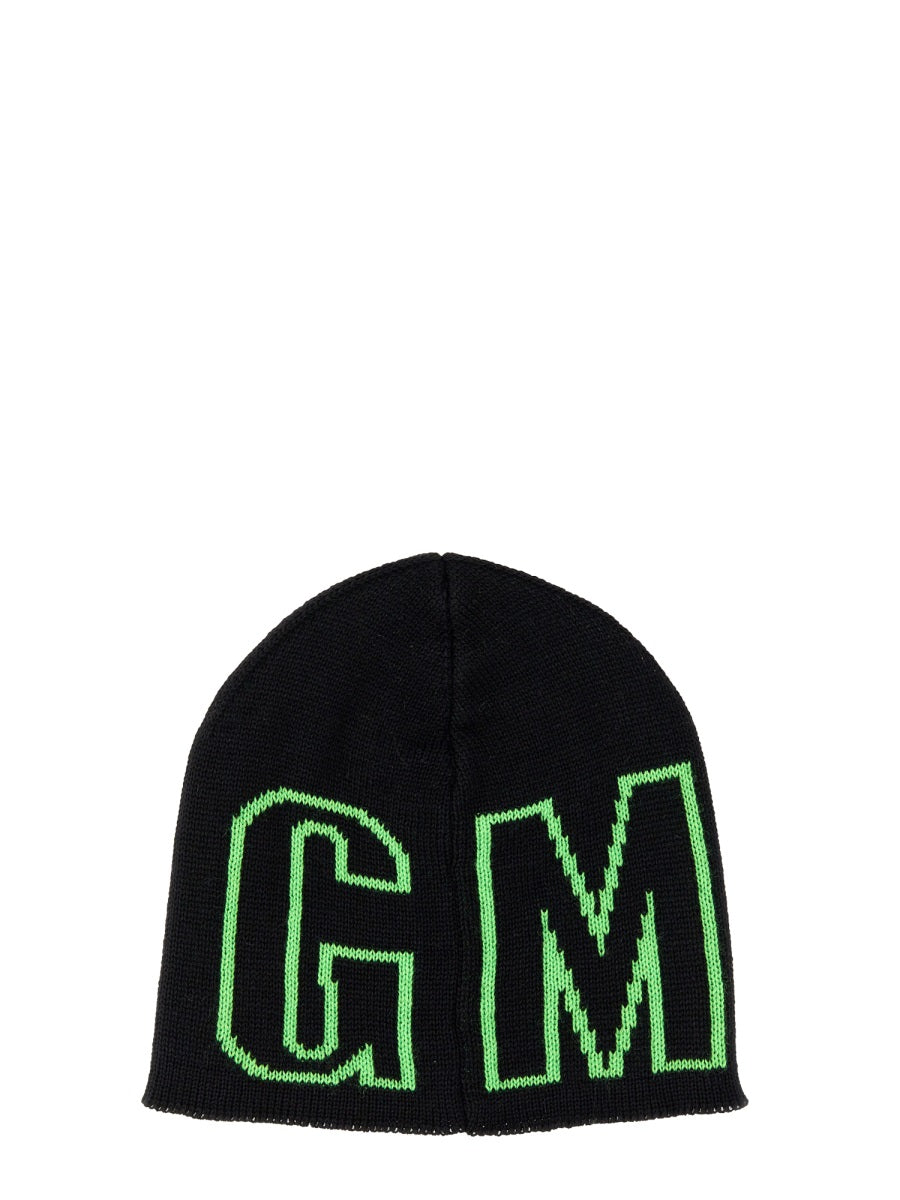 MSGM Logo Beanie Hat for Men - Banlieue91 -