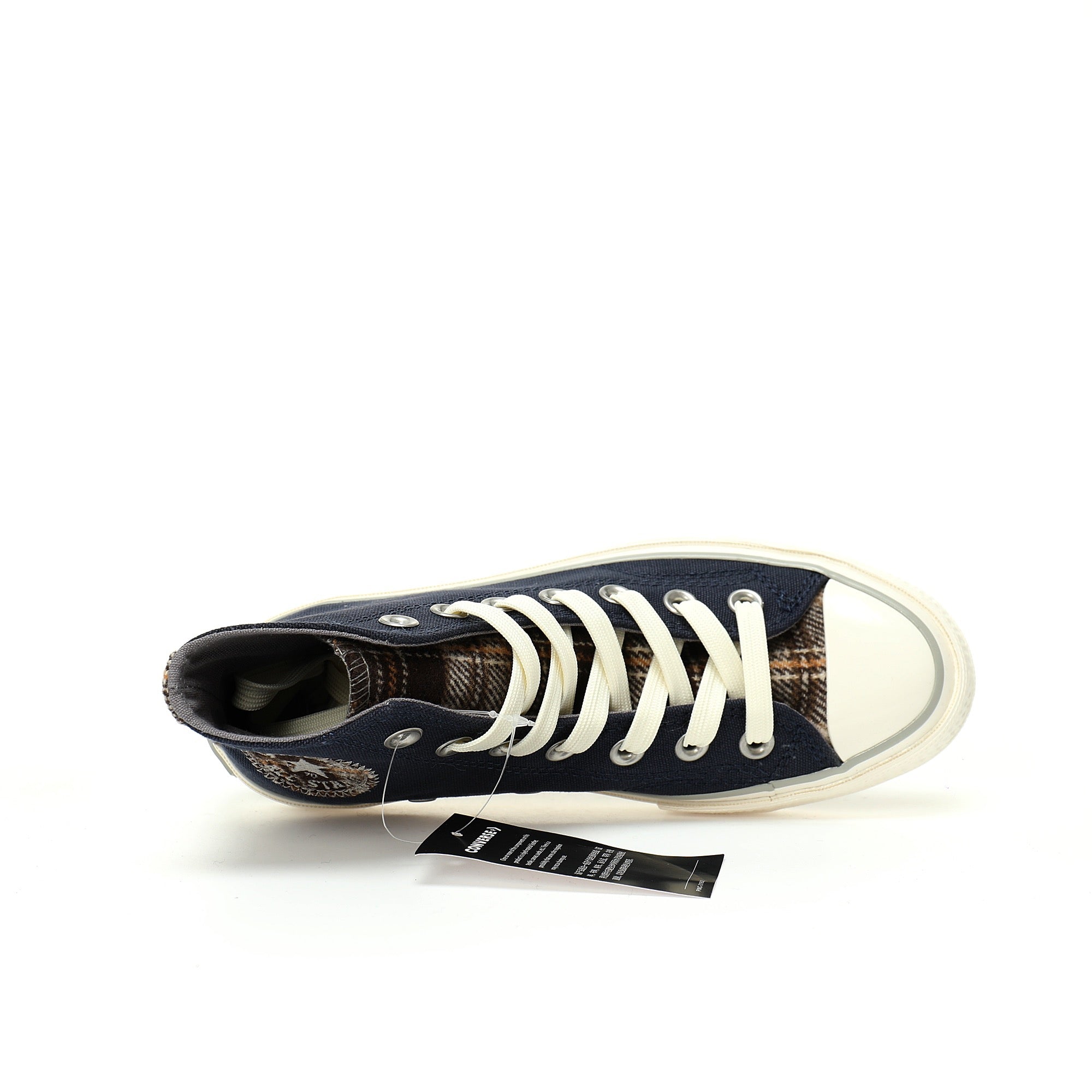 Converse Chuck Taylor All Star 1970 High "Canvas Plaid/ Obsidia" - Banlieue91