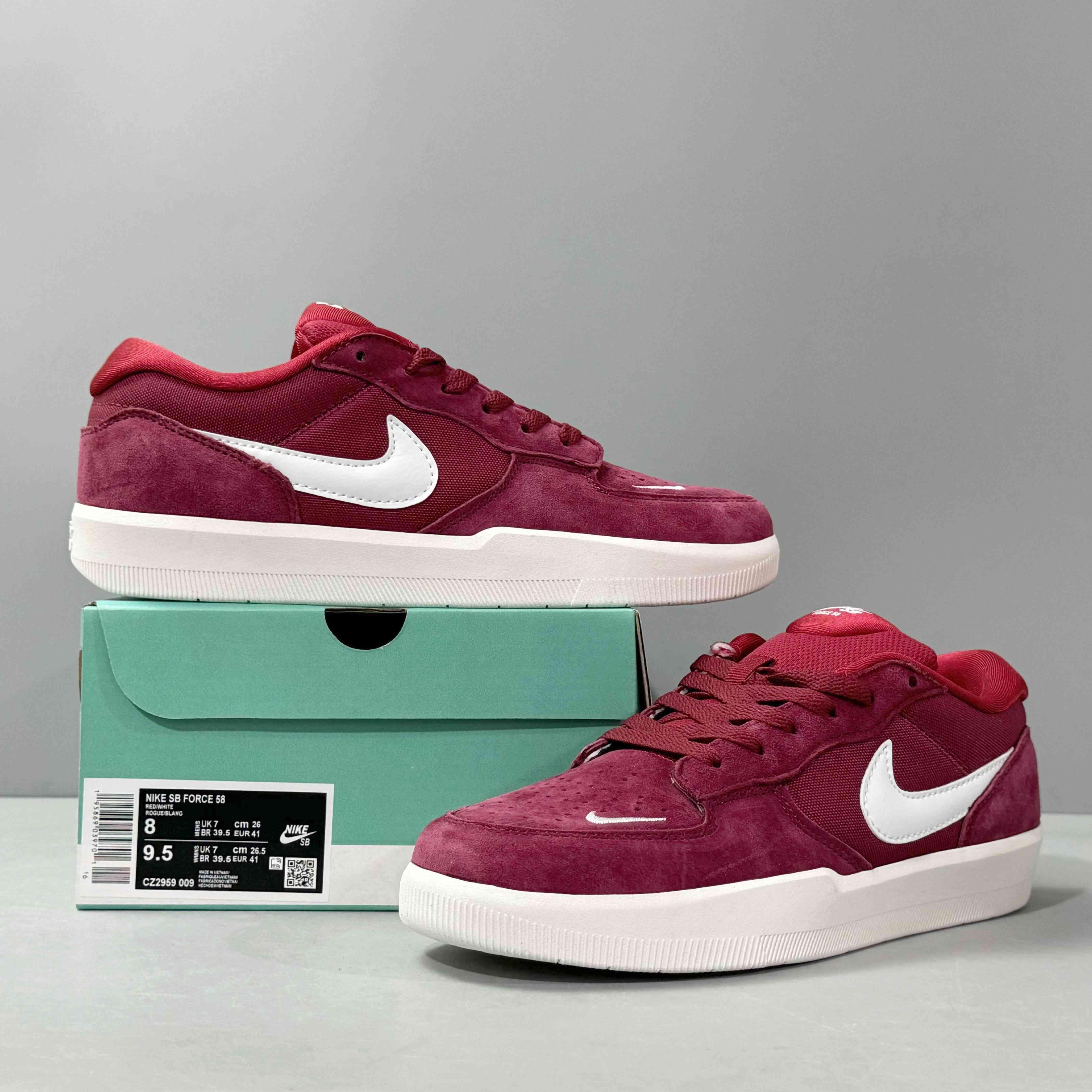 Nike SB Force 58 Red Salt - Banlieue91