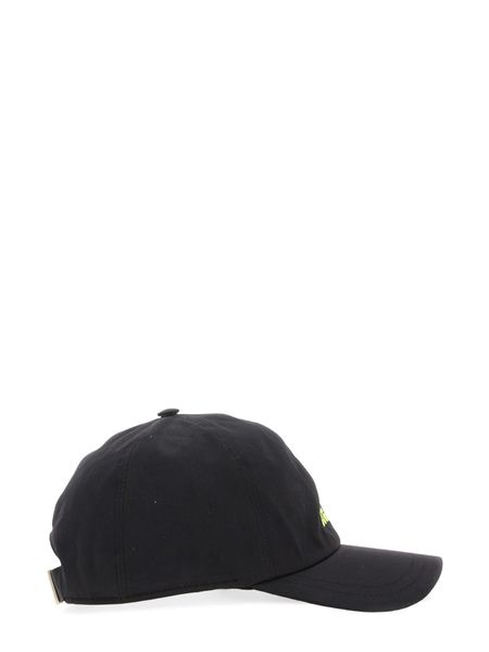 MSGM Embroidered Raffia Baseball Cap - Banlieue91 -