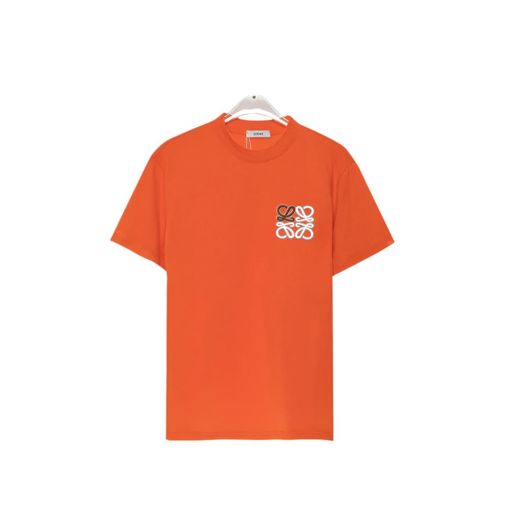 Loewe T-Shirt Without Collar 'Orange' - Banlieue91