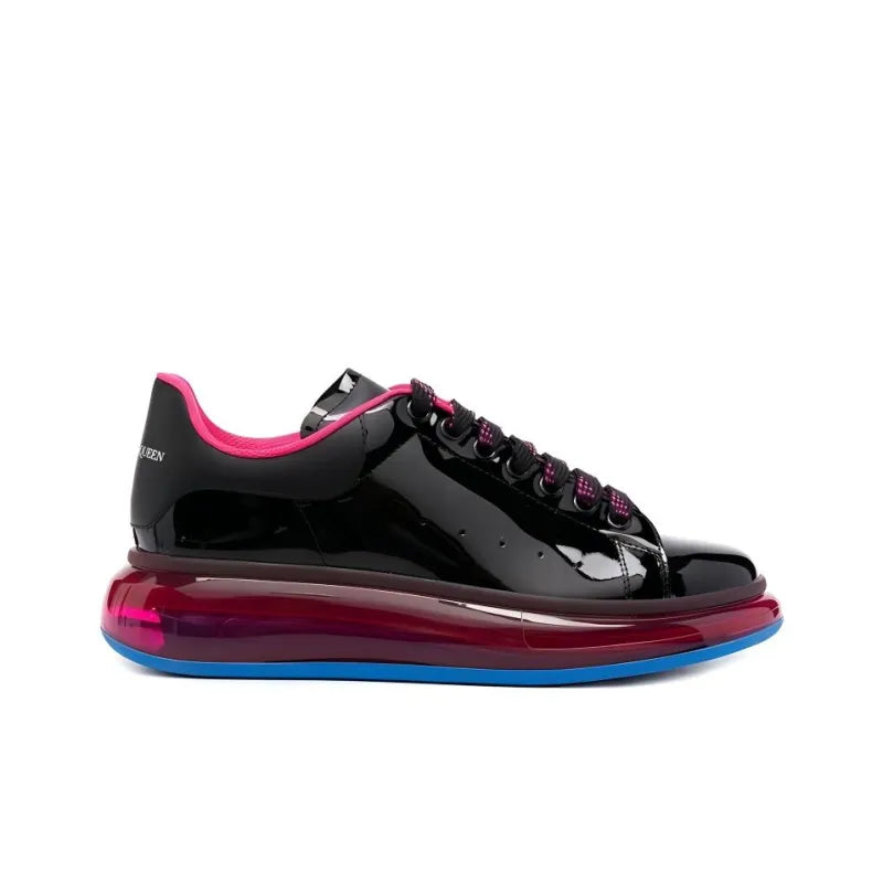 Alexander McQueen Oversized Sneaker 'Transparent Sole - Black Pink - Banlieue91 -