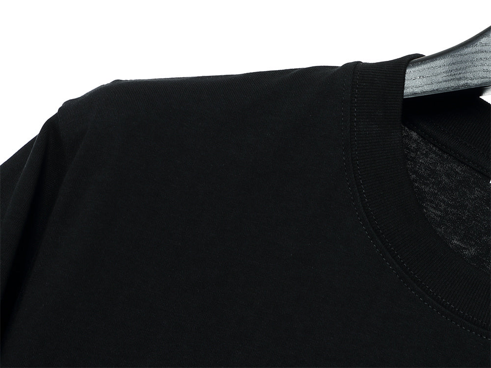 Moncler T-Shirt Without Collar 'Black' - Banlieue91