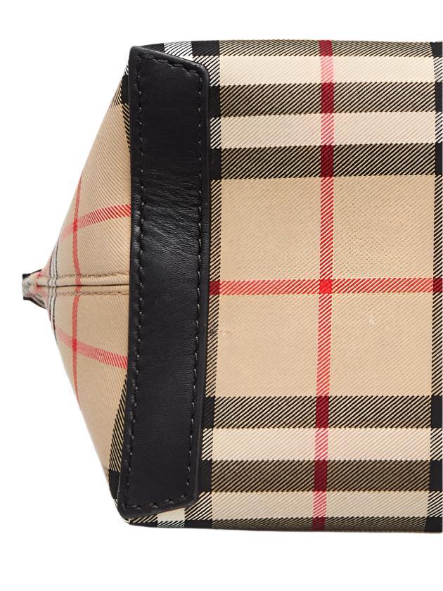 Burberry Vintage Check Canvas/Leather Small Society Top Handle Bag - Banlieue91