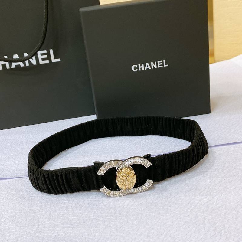 Chanel Leather Women’s Belt 'Black' - Banlieue91