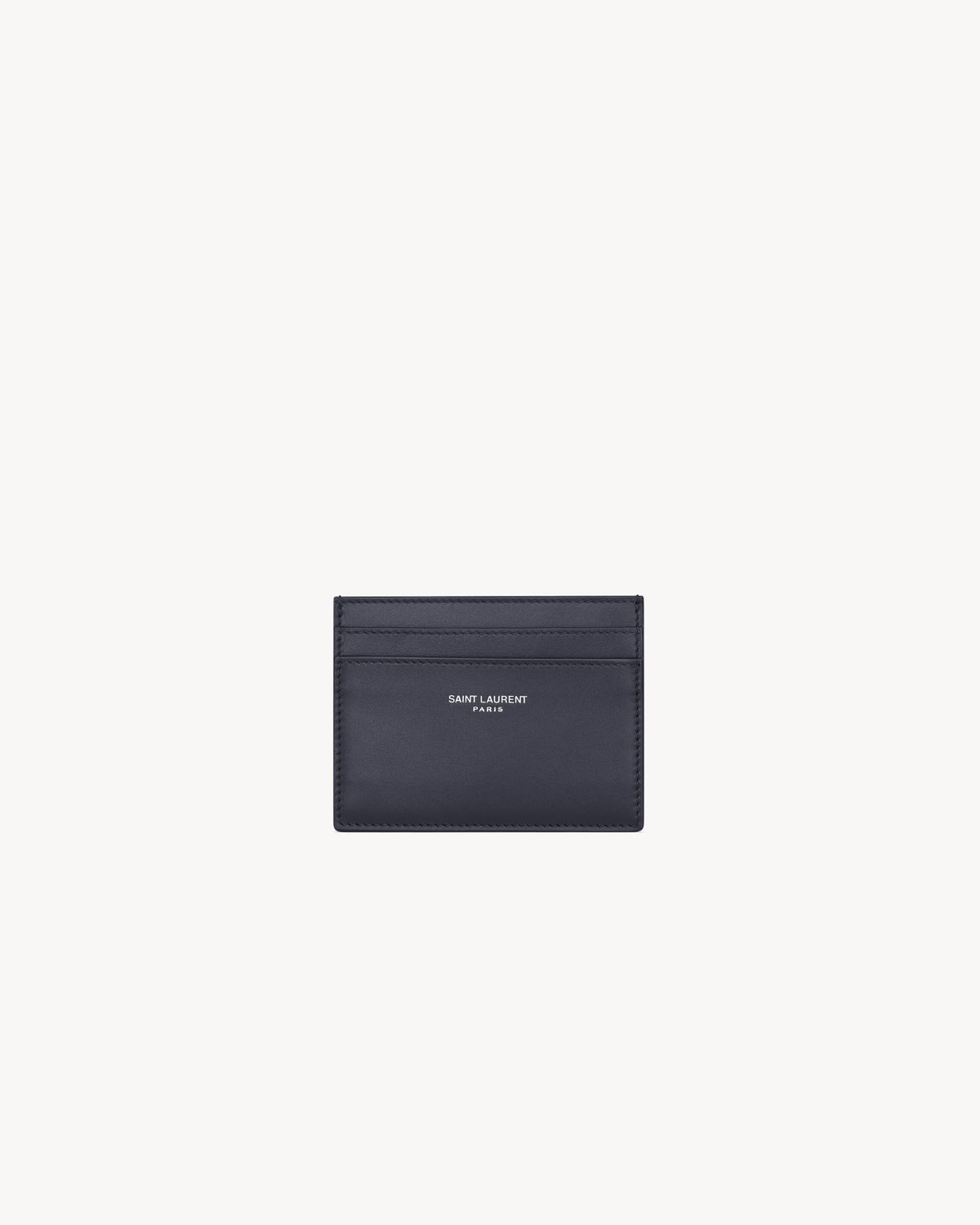 SAINT LAURENT Mini Leather Card Holder - Banlieue91 -