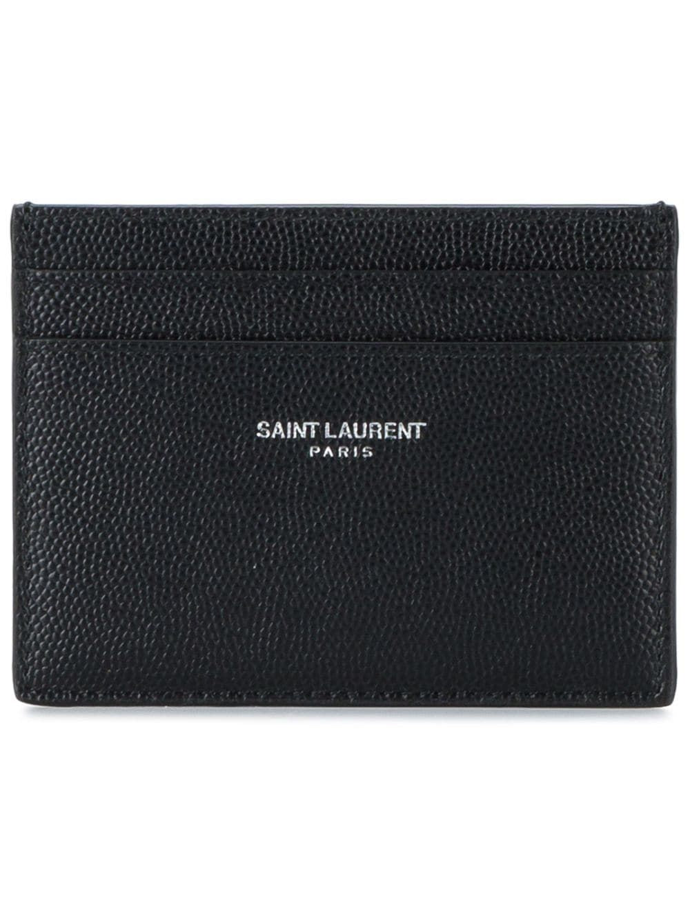 SAINT LAURENT Mini Leather Cardholder - Banlieue91 -