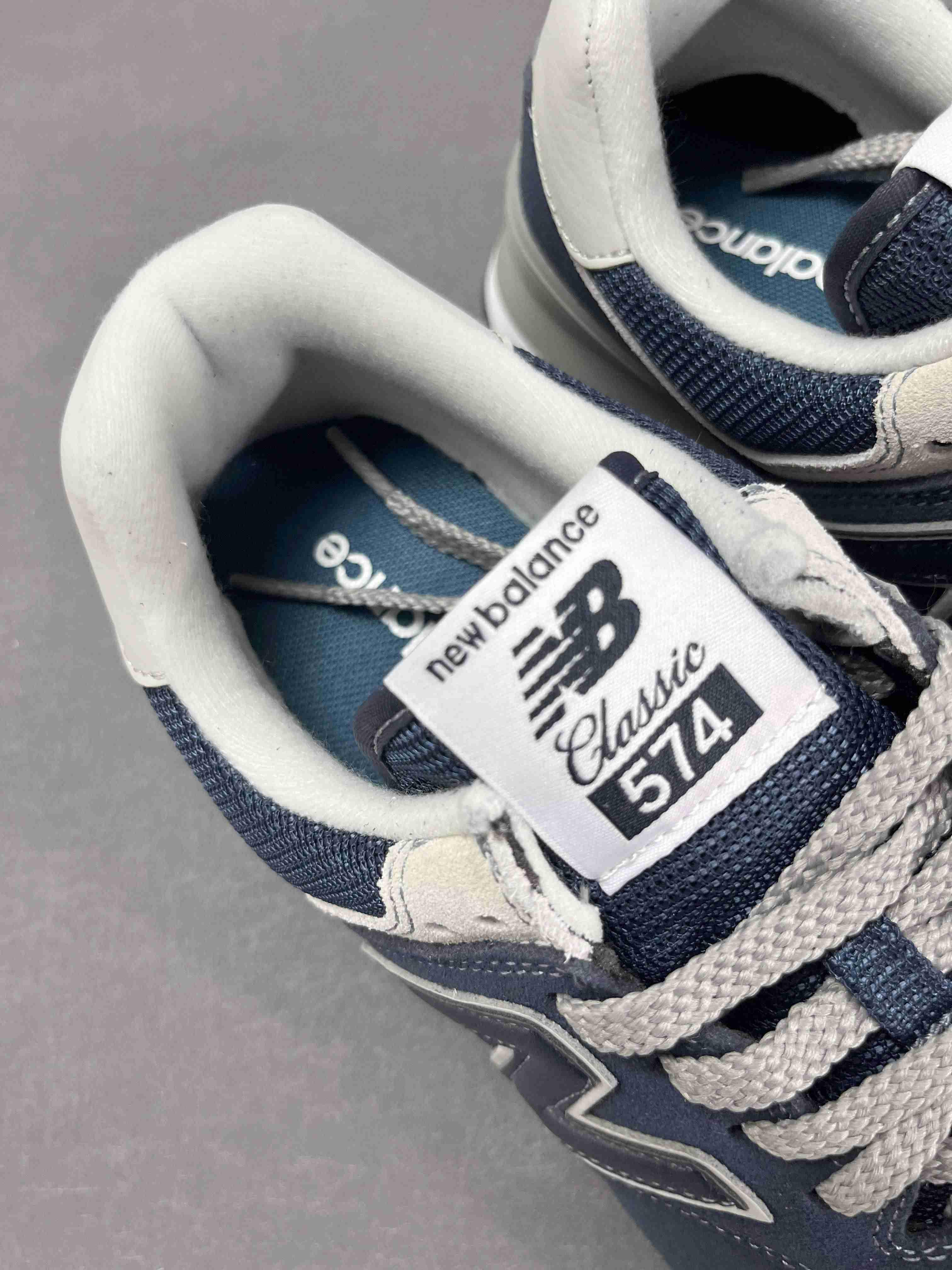 New Balance 574 Navy White - Banlieue91