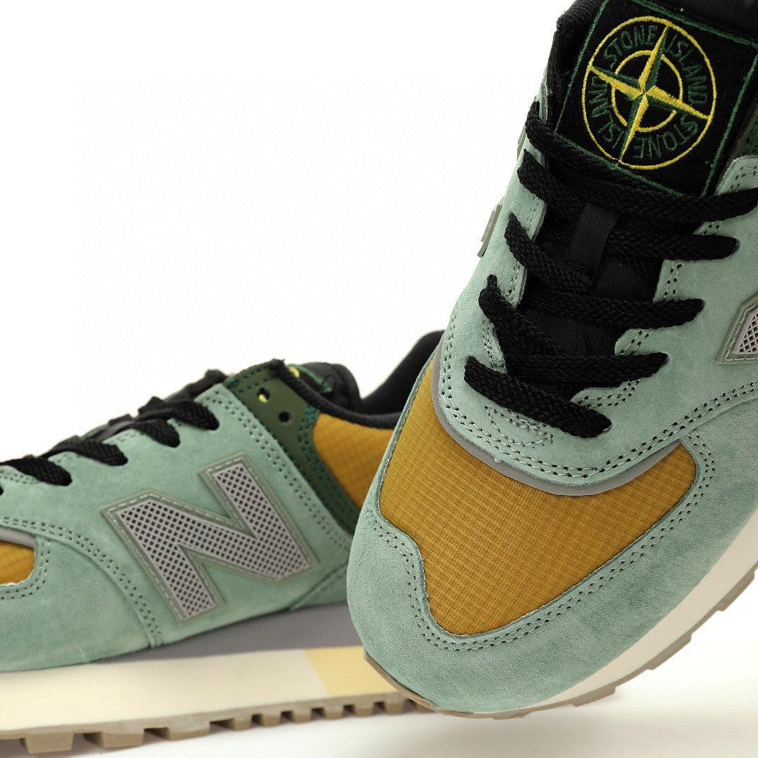 New Balance 574 Legacy Stone Island Light Green - Banlieue91