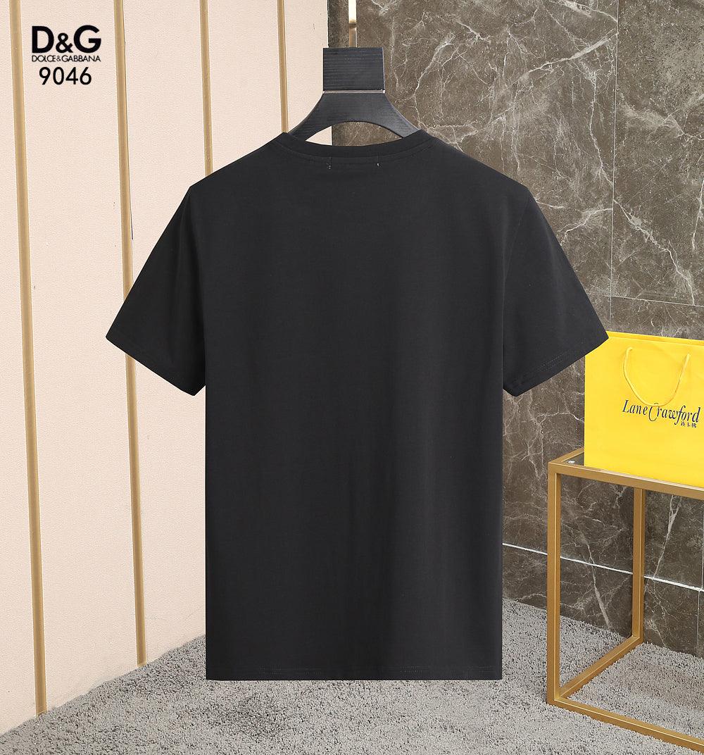 Dolce & Gabbana T-Shirt Without Collar 'Black & White' - Banlieue91